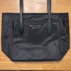 Kate Spade Black Nylon Tote Excellent Condition